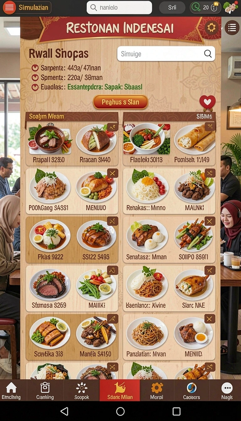 evip2 - Tampilan awal permainan yang menarik.