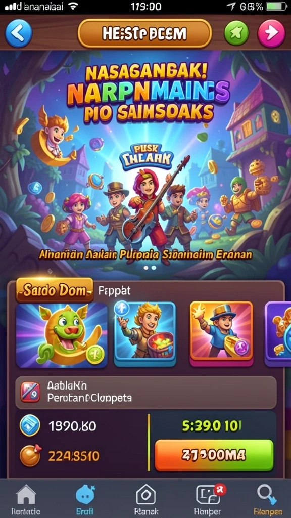 koboislot - Screenshot 1: Tampilan mesin slot dengan tema legenda yang memikat.