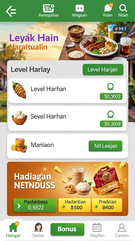 raja288 - Screenshot ketiga memperlihatkan fitur bonus harian yang menarik.